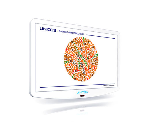 Tela polarizada de testes de optotipos - ULC-900 - UNICOS - de Ishihara / com controle remoto