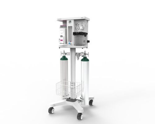 Aparelho de anestesia veterinária ambulatorial - AM30 - Rothacher Medical - com carrinho