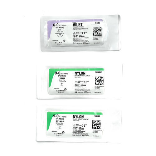 Fio de sutura não absorvível - Riverlon™ - Somni Scientific - para cirurgia veterinária / 11-0