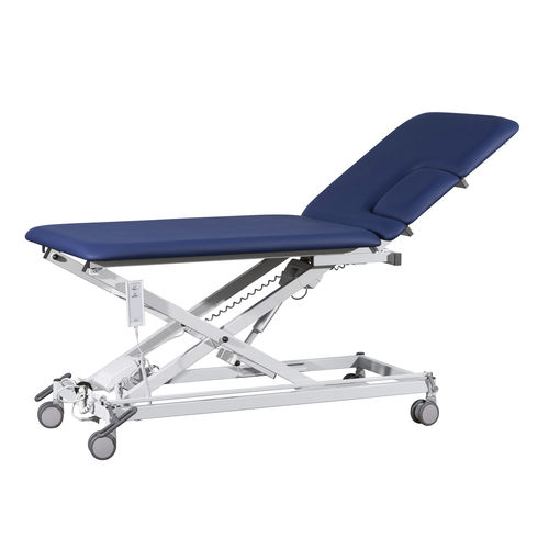 Mesa de exame de cardiologia - Exadoc Cardio - ISKO Koch GmbH - elétrica / com altura regulável / com encosto regulável