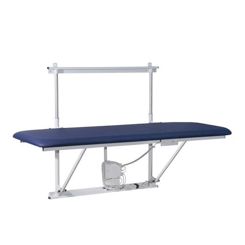 Mesa de exame de parede - Exaflip - ISKO Koch GmbH - elétrica / dobrável / laranja