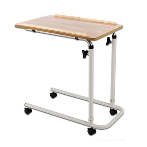 Mesa de refeição com acionamento manual - TingHui Medical Instrument - com rodízios / de altura regulável / com ajuste de inclinação