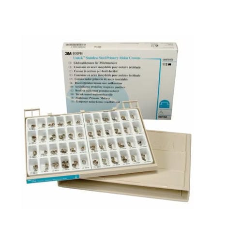 Coroa dentária em inox - Unitek™ - 3M Health Care - molar / pré-fabricada