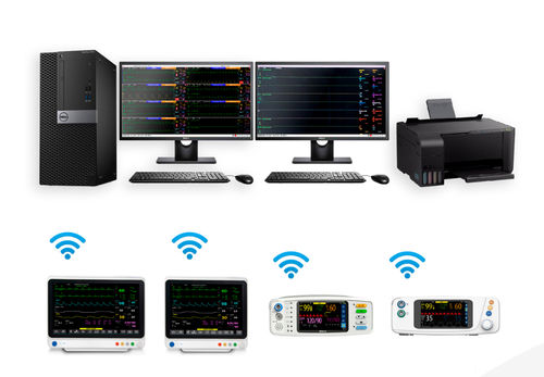 Central de monitoramento paciente - CMS - Shenzhen Witleaf Medical Electronics - para cuidados intensivos neonatais / veterinária / para obstetrícia