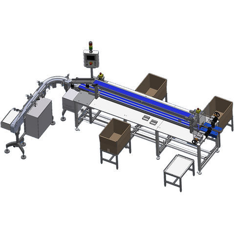 Sistema de embalagem manual - OWT - b+b Automations- und Steuerungstechnik GmbH - de piso / modular / de transportador