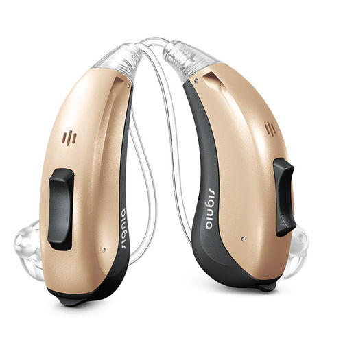Aparelho auditivo retroauricular com adaptação aberta (open-fit) - Motion™ 13 Nx  - Signia - com controle remoto