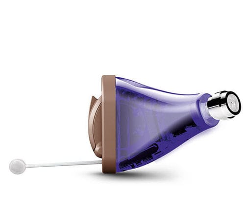 Aparelho auditivo microcanal (CIC) - Silk primax CIC - Signia - com controle remoto