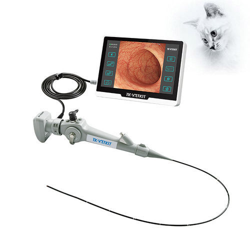 Broncoscópio veterinário com sistema de vídeo - EC series - Zhuhai Seesheen Medical Technology - para animais de pequeno porte / para cães / com canal de trabalho