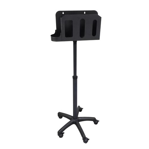 Estação de higienização com rodízios - 933SB - Diwei Industrial Co., Ltd. - com suporte para álcool-gel / com caixa de luvas