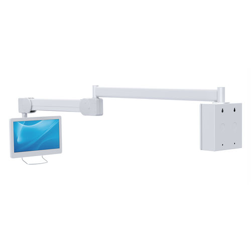 Braço de suporte para monitor articulado - 981CA-1 - Diwei Industrial Co., Ltd. - para monitor LCD / para uso médico / de parede