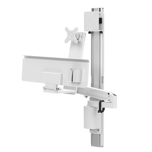 Braço de suporte para monitor articulado - 132TW - Diwei Industrial Co., Ltd. - para monitor LCD / para uso médico / de parede