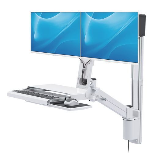 Braço de suporte para monitor dobrável - 372CA - Diwei Industrial Co., Ltd. - articulado / com ajuste de inclinação / giratório