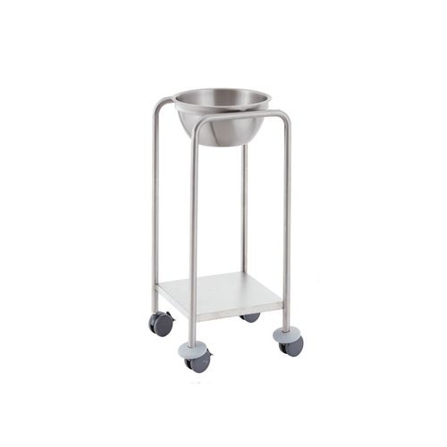 Suporte de cuba para assepsia com rodízios - AB90.04 - Inspital Medical Technology - em aço inoxidável
