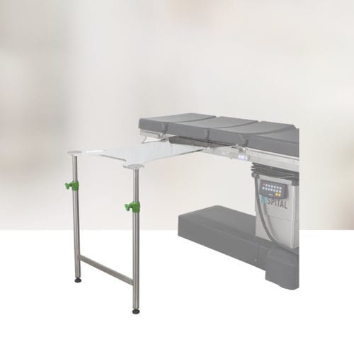 Suporte de braço para mesa cirúrgica - OT60.39 - Inspital Medical Technology - em aço inoxidável