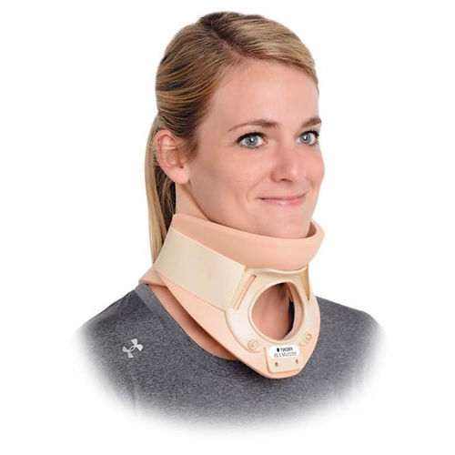 Colar cervical tipo Philadelphia - 0 series - Advanced Orthopaedics - D (12 cm) / com apoio mentoniano / com abertura para traqueotomia