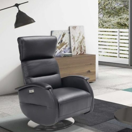 Poltrona de descanso reclinável - GINEVRA - SpazioRelax - elétrica / com encosto regulável / com apoio para pernas