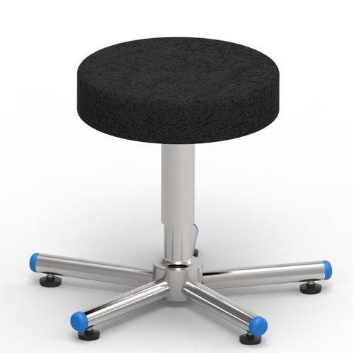 Mocho para sala de cirurgia - 108309 - Adexte - com altura regulável / em aço inoxidável / preto