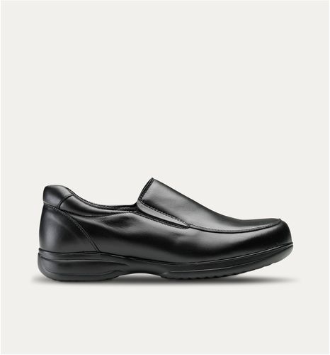 Sapato hospitalar de homem - Oliver - Feliz Caminar - antiderrapante / preto