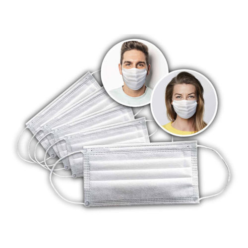 Máscara de proteção sem látex - Ador-Edelmetalle GmbH - semifacial / para adultos / caixa de 50 unid.