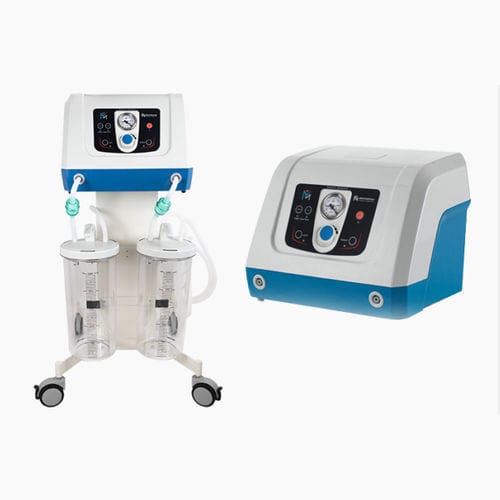 Aspirador cirúrgico elétrico - PRIME 60 - (UAB) "MEDICINOS GIJA" - para cirurgia odontológica / com rodízios