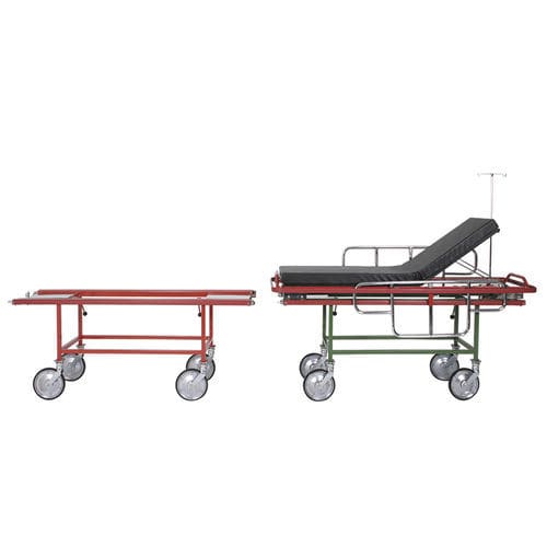 Carro-maca de transferência - AD-227.F  - DUMAN HOSPITAL FURNITURE - manual / com encosto regulável / de 2 seções
