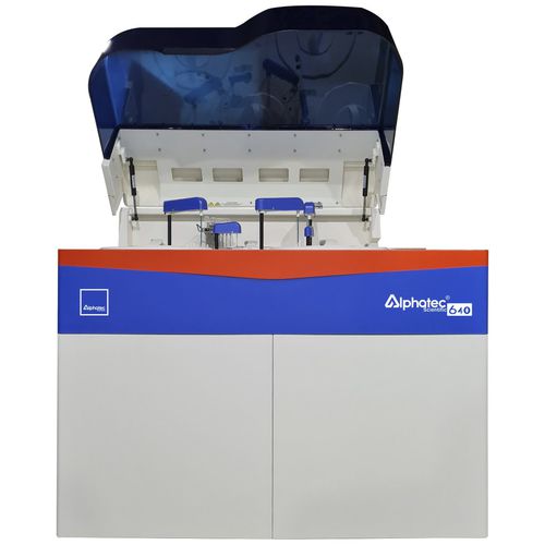 Analisador bioquímico automático - 640 - ALPHATEC SCIENTIFIC - de piso / de acesso aleatório / com análise por imunoturbidimetria