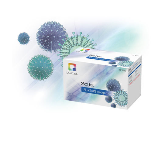 Teste rápido de COVID-19 - Sofia 2 - Quidel Eye Health - de gripe / para proteínas nucleocapsídicas / de SARS-COV-2