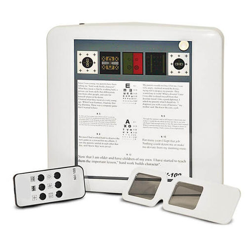 Tabela de optótipos retroiluminada - NV-100 - OICO - Ophthalmic Instrument Company