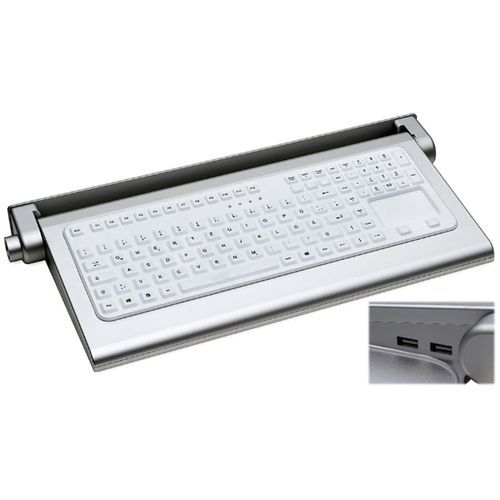 Teclado hospitalar com teclado numérico - MBT-OR-K01 - EMBITRON - com touchpad / internacional / com ponteiro