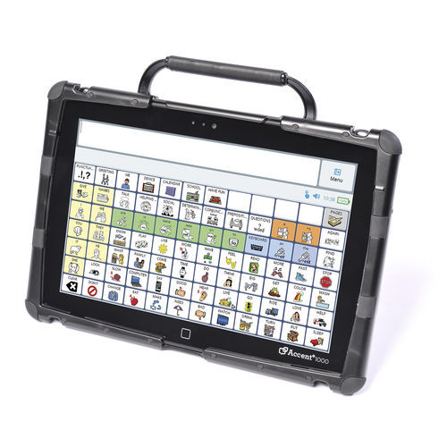 Sistema de comunicação alternativa digital - Accent® 1000 - PRC-Saltillo - portátil / tablet / com Bluetooth