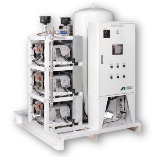 Sistema de compressão hospitalar - SLM series  - Anest Iwata Corporation - tipo Scroll / para 1 consultório / multiposto