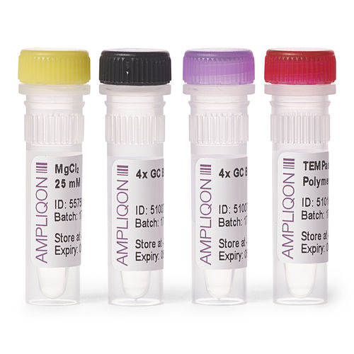 Kit de reagentes DNA polimerase - GC-rich - Ampliqon A/S - solução tampão / para PCR / de partida a quente