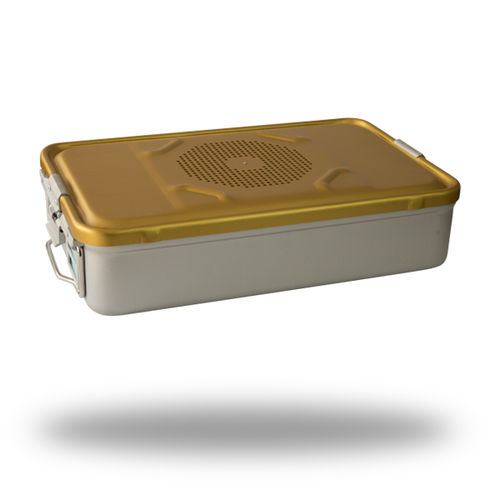 Container de esterilização de instrumentos - Sterdoc - perfurado