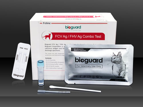 Teste rápido para doenças infecciosas - FCV Ag / FHV Ag Combo  - Bioguard corporation - para felinos / de calicivírus felino / de herpesvírus felino
