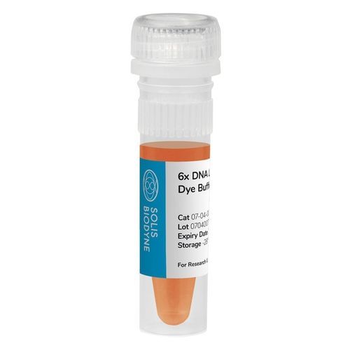 Reagente em solução - 6x DNA Loading Dye Buffer Orange - Solis BioDyne - solução tampão / corante / para pesquisa