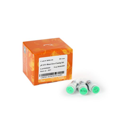 Kit de reagentes DNA ligase - pEASY® -Blunt Zero - TransGen Biotech Co. - para sequenciamento de DNA / para microbiologia / de adenosina monofosfato