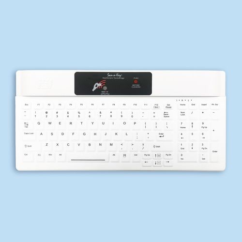 Teclado hospitalar com teclado numérico - KSI-1802R SX HW-16 - Key Source International - em silicone / desinfetável / retroiluminado