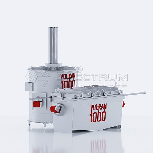 Incinerador térmico - VOLKAN 1000 - Eco-Spectrum LLC - de laboratório / para animais / para resíduos hospitalares