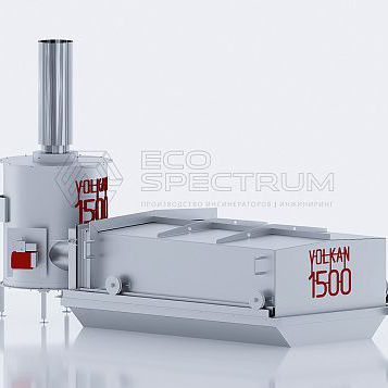 Incinerador térmico - VOLKAN 1500 - Eco-Spectrum LLC - de laboratório / para animais / para resíduos hospitalares