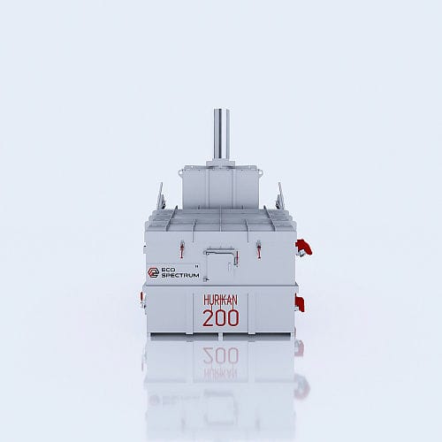 Incinerador térmico - HURIKAN 200 - Eco-Spectrum LLC - de laboratório / para animais / para resíduos hospitalares