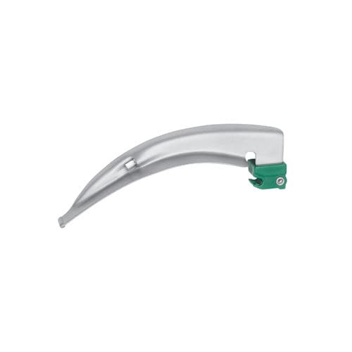 Lâmina de laringoscópio Macintosh - TI-017-352 - TRANSACT INTERNATIONAL - em aço inoxidável / de fibra óptica / descartável