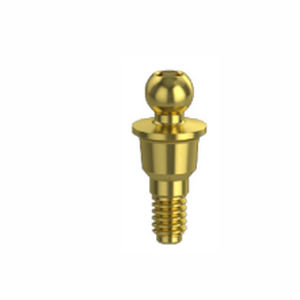 Pilar para implante em titânio - Bio-BAC series - Biotec Dental Implant Development GmbH - interno / bola / reto