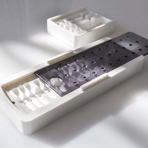 Rack para implantes dentários - ALFAPLEX - para parafusos ortopédicos / para sala de cirurgia / odontológico