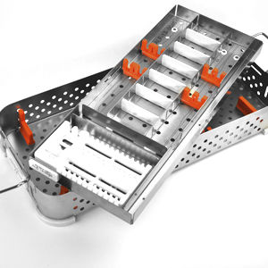 Rack para implantes dentários - ALFAPLEX - para parafusos ortopédicos / para sala de cirurgia / odontológico