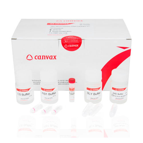Kit de reagentes em solução - HigherPurity™ - Canvax - de proteinase k / solução tampão / para pesquisa