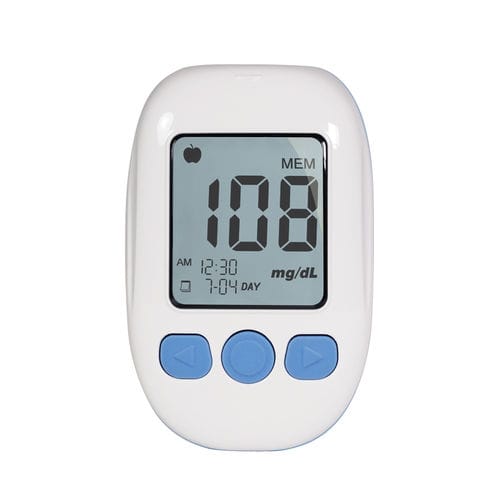 Medidor de glicose automático - DA12-B1 - DELBio - para hospital / com lancetador / com conexão sem fio