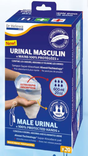 Urinol hospitalar em polietileno - DR HELEWA - DIDACTIC - de homem / descartável