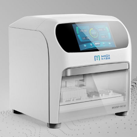 Extrator de ácidos nucleicos para diagnóstico clínico - MGISP-NE32 - MGI Tech - totalmente automatizado