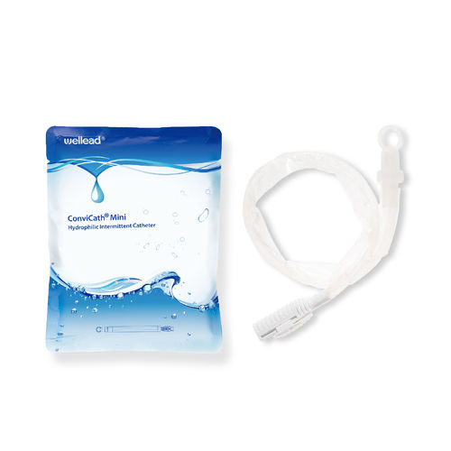 Cateter para drenagem urinária - ConviCath® Mini  - Well Lead Medical - uretral / com revestimento hidrofílico / caixa de 30 unid.