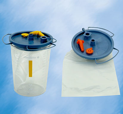 Frasco coletor de fluidos corporais - JA-077008 series - jac-cell Medic - em material plástico / descartável